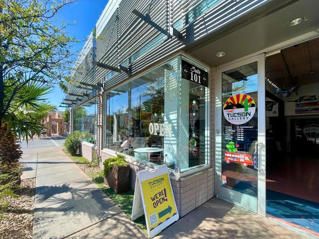 The step-free entrance to The Tucson Gallery in downtown Tucson.